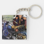 Tex-motorfiets Sleutelhanger (Achterkant)