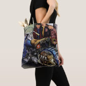 Tex-motorfiets Tote Bag (Dichtbij)
