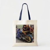 Tex-motorfiets Tote Bag (Voorkant)