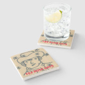 TEX ROOS MARBLE STONE ONDERZETTER (Zijkant)