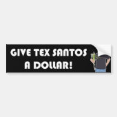 Tex Santos Bumpersticker (Voorkant)