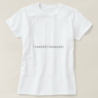 Tex Stijl gebogen T-shirt