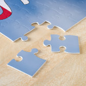 Texaans Afbeelding, windmolen en Texaanse Logo Legpuzzel (Zijkant)
