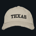 Texaans geborduurd Pet<br><div class="desc">Schattige Texas geborduurd Pet! Selecteer een kleur uit de kleuropties en laat deze in een mum van tijd leveren!</div>