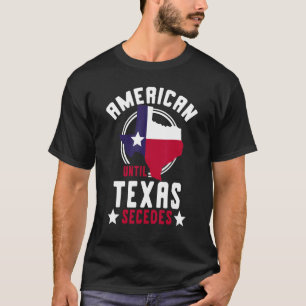 Texaanse Amerikaanse staat tot Texas zich afscheid T-shirt