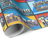 Texaanse  Briefkaarten Cadeaupapier (Rol Hoek)