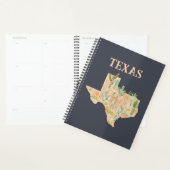 Texaanse Cactus Cacti Plant Illustratie Kaart Planner (Display)