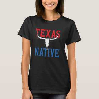 Texaanse grappige eenzame ster staat Texas Native T-shirt