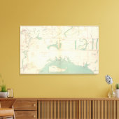 Texaanse kust canvas afdruk (Insitu (Woonkamer))