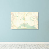 Texaanse kust canvas afdruk (Insitu (Houten vloer))