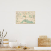 Texaanse kust poster (Keuken)