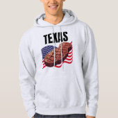 Texaanse Mannen Hooded Sweatshirt (Voorkant)