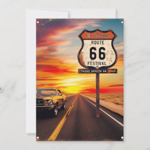 Texaanse Route 66 BRIEFKAART