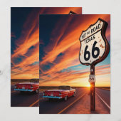Texaanse Route 66 voor Briefkaart Collectors Brief (Voorkant / Achterkant)
