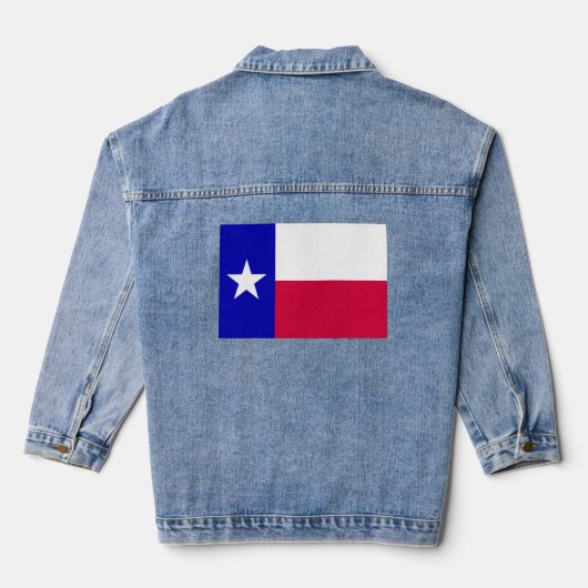Texaanse staatsvlag denim jacket (Achterkant)