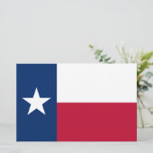 Texaanse staatsvlag (Texas) Briefpapier (Staand voorkant)