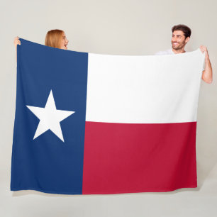 Texaanse staatsvlag (Texas) Fleece Deken