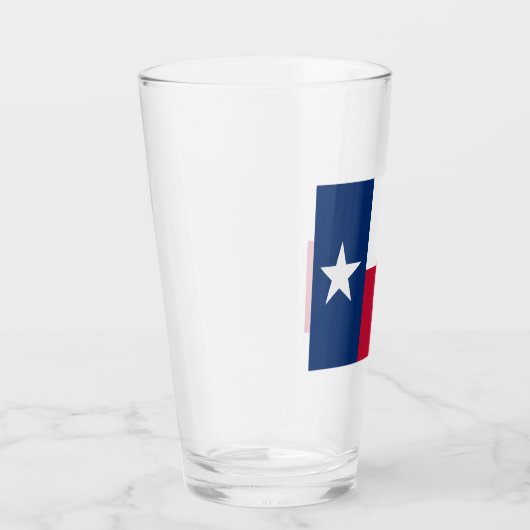 Texaanse staatsvlag (Texas) Glas (Rechts)