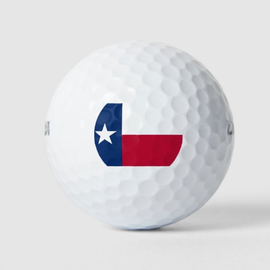 Texaanse staatsvlag (Texas) Golfballen (Voorkant)