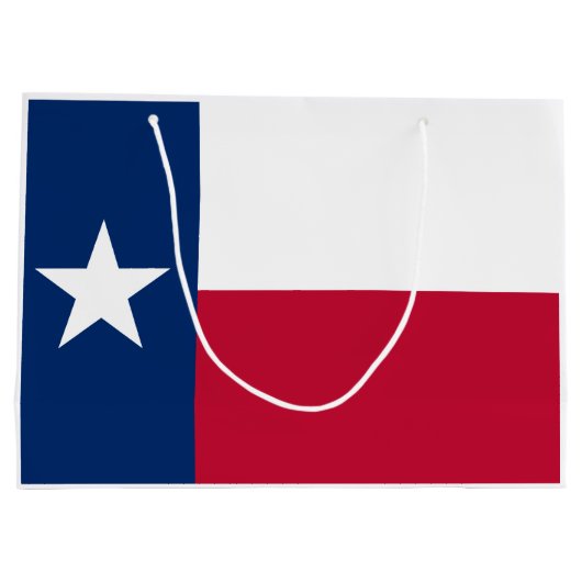 Texaanse staatsvlag (Texas) Groot Cadeauzakje (Achterkant)