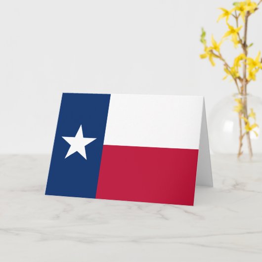 Texaanse staatsvlag (Texas) Kaart (Gele Bloem)