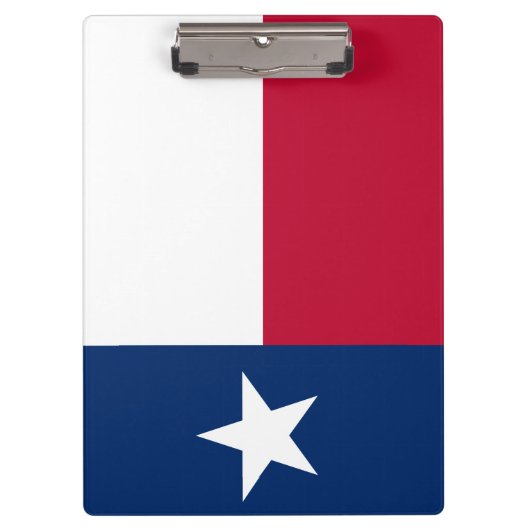 Texaanse staatsvlag (Texas) Klembord (Voorkant)