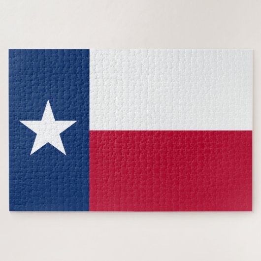 Texaanse staatsvlag (Texas) Legpuzzel (Horizontaal)