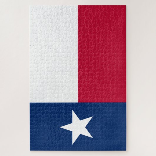 Texaanse staatsvlag (Texas) Legpuzzel (Verticaal)