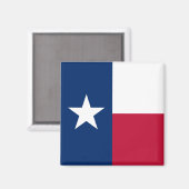 Texaanse staatsvlag (Texas) Magneet (Voorkant / Achterkant)