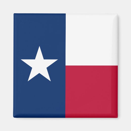Texaanse staatsvlag (Texas) Magneet (Voorkant)