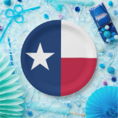 Texaanse staatsvlag (Texas) Papieren Bordje (Feest)