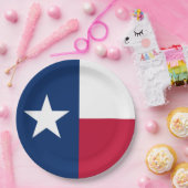 Texaanse staatsvlag (Texas) Papieren Bordje (Feest)