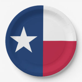 Texaanse staatsvlag (Texas) Papieren Bordje
