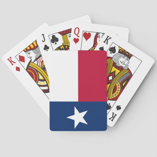 Texaanse staatsvlag (Texas) Pokerkaarten (Achterkant)
