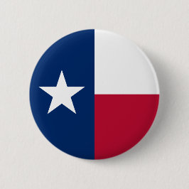 Texaanse staatsvlag (Texas) Ronde Button 5,7 Cm