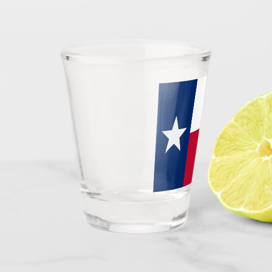 Texaanse staatsvlag (Texas) Shot Glas (Links)