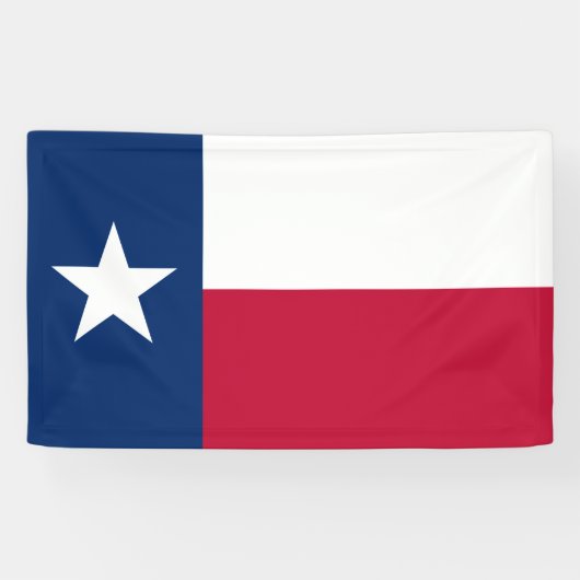 Texaanse staatsvlag (Texas) Spandoek (Horizontaal)