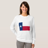 Texaanse staatsvlag (Texas) T-shirt (Voorkant volledig)