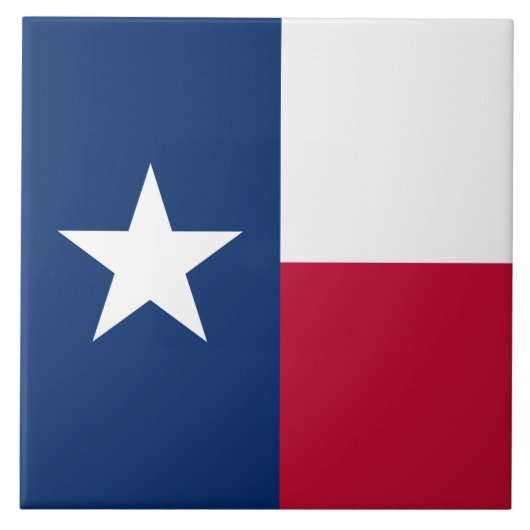 Texaanse staatsvlag (Texas) Tegeltje (Voorkant)
