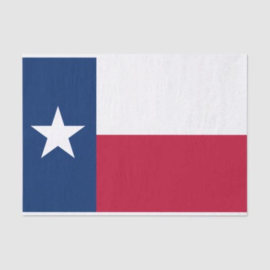 Texaanse staatsvlag (Texas) Tissuepapier (Voorkant)