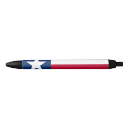 Texaanse staatsvlag (Texas) Zwarte Inkt Pen