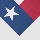 Texaanse staatsvlag tissuepapier (Detail)