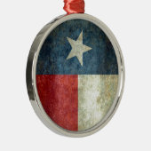 Texaanse staatsvlag - verticale bannerstijl metalen ornament (Rechts)