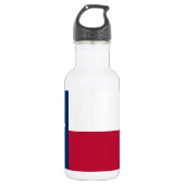 Texaanse staatsvlag waterfles  (Voorkant)