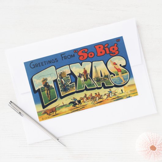 Texaanse Sticker (Envelop)