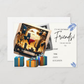 Texaanse Stijl Verjaardag Kaart Uitnodiging (Voorkant / Achterkant)