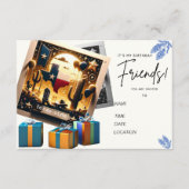 Texaanse Stijl Verjaardag Kaart Uitnodiging (Voorkant)