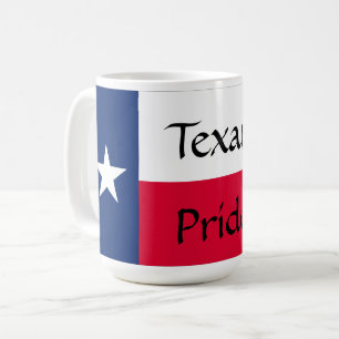 Texaanse trots, Texas vlag met Bluebonnets, mok