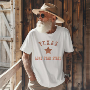 Texaanse vintage de enige sterrenstaat t-shirt