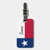 Texaanse vlag bagagelabel (Voorkant verticaal)